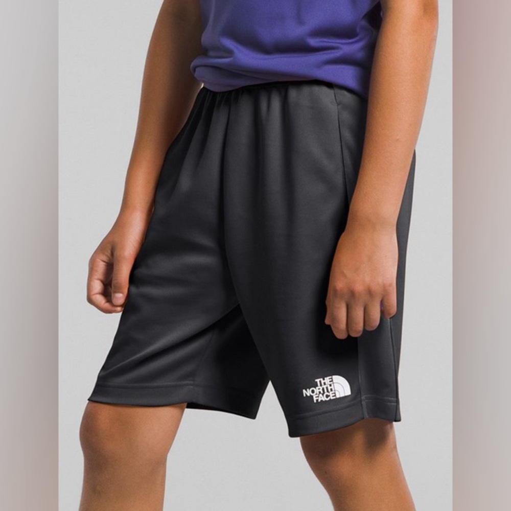 The North Face Boys' Never Stop‎ Knit Training Shorts - Asphalt Grey Size M